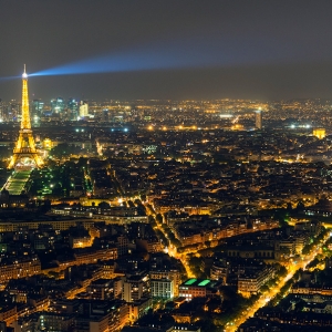Ночной Париж / Тревел-фотография