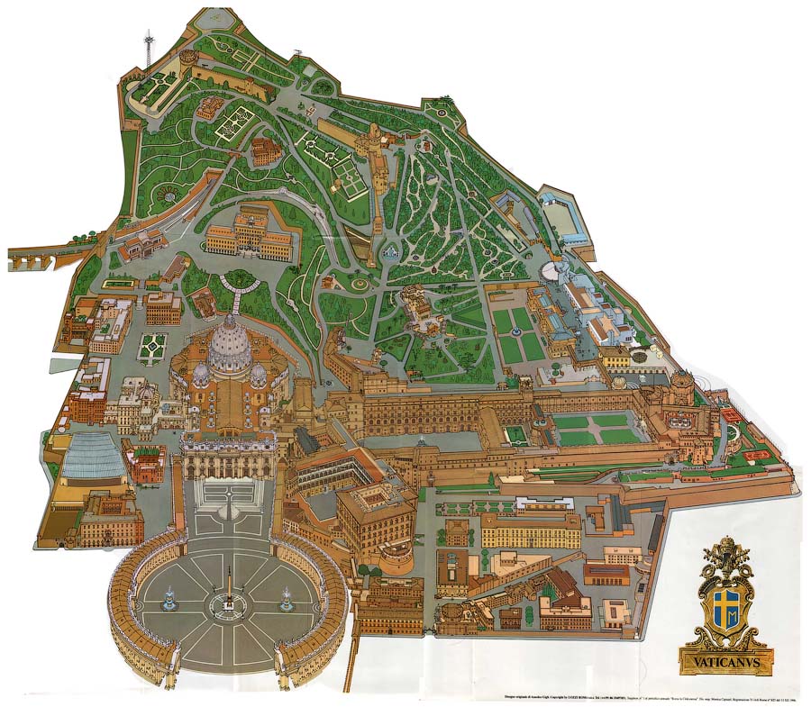 Карта Ватикана