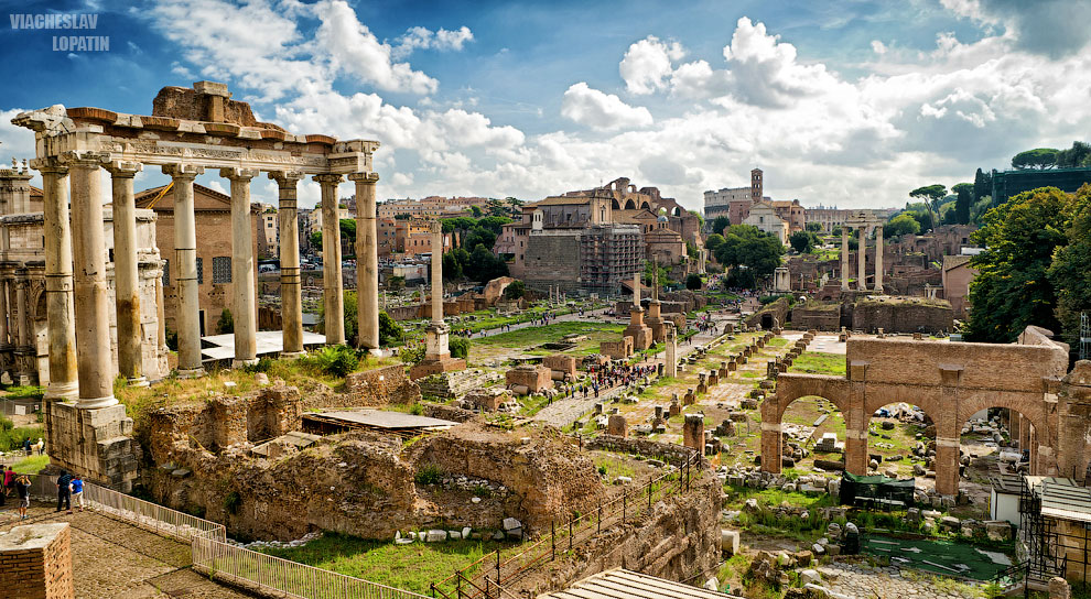 Римский форум: панорама