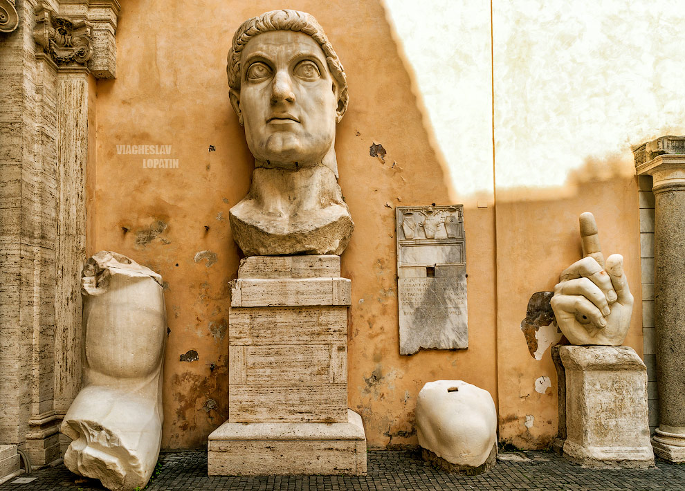 Капитолийские музеи: колосс Константина