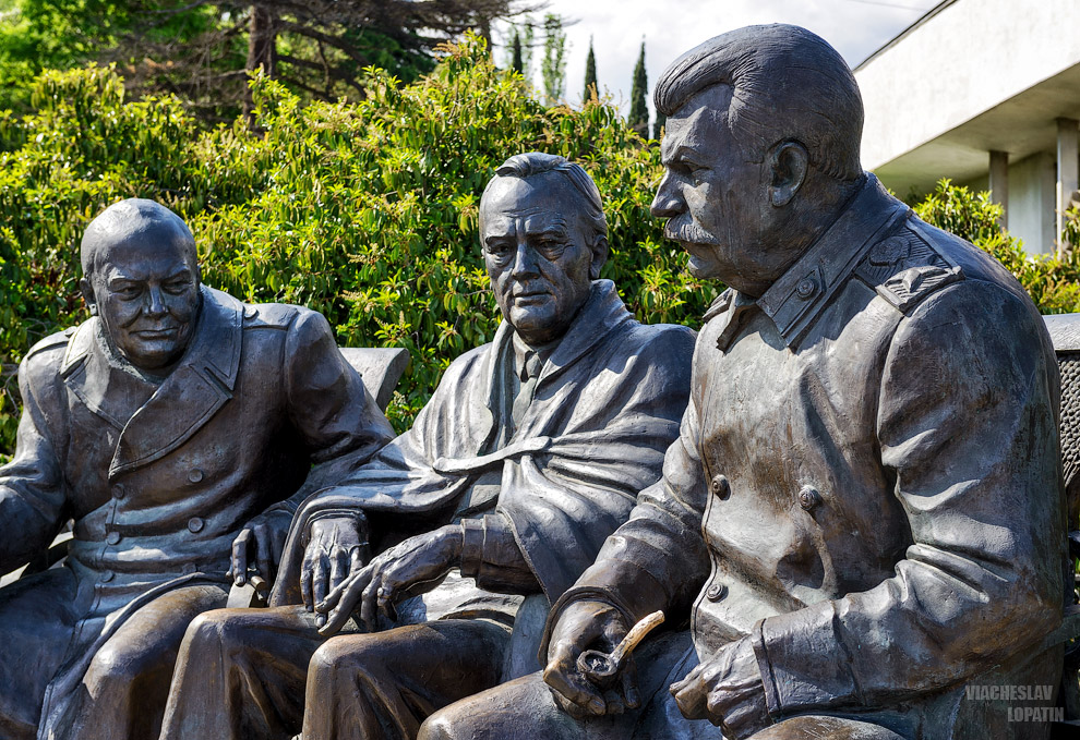 Сталин, Черчилль и Рузвельт
